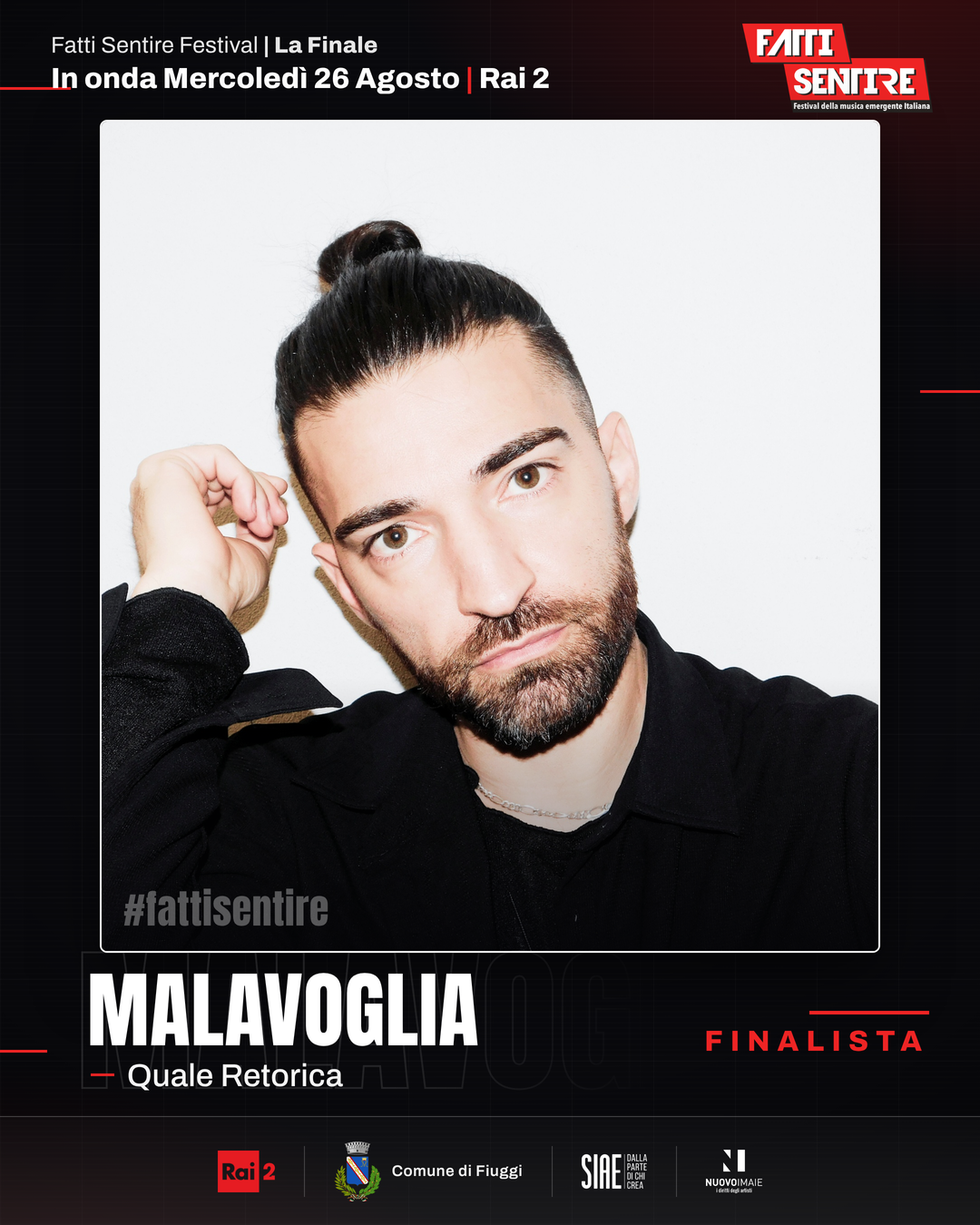MaLaVoglia, finalista del Fatti Sentire Festival 2026 con il brano Quale Retorica
